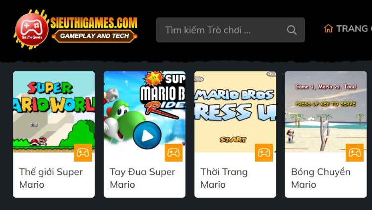 Chơi game Mario online ở Sieuthigames có gì đặc biệt? 